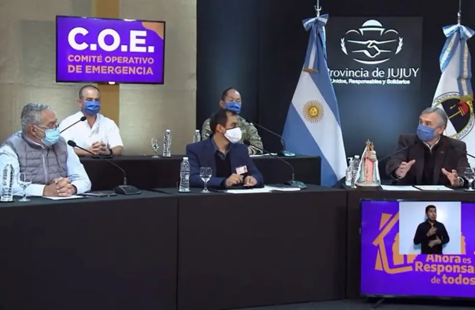 Presentación del informe N° 140 del COE Jujuy
