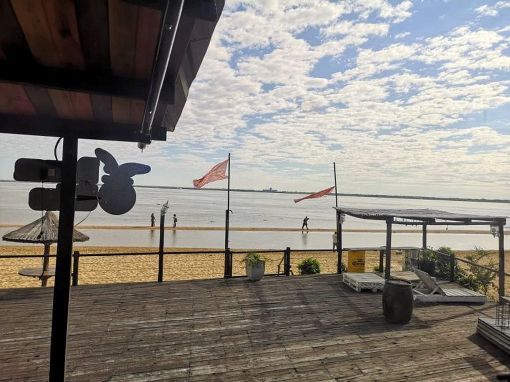 Cielo nublado en Corrientes.