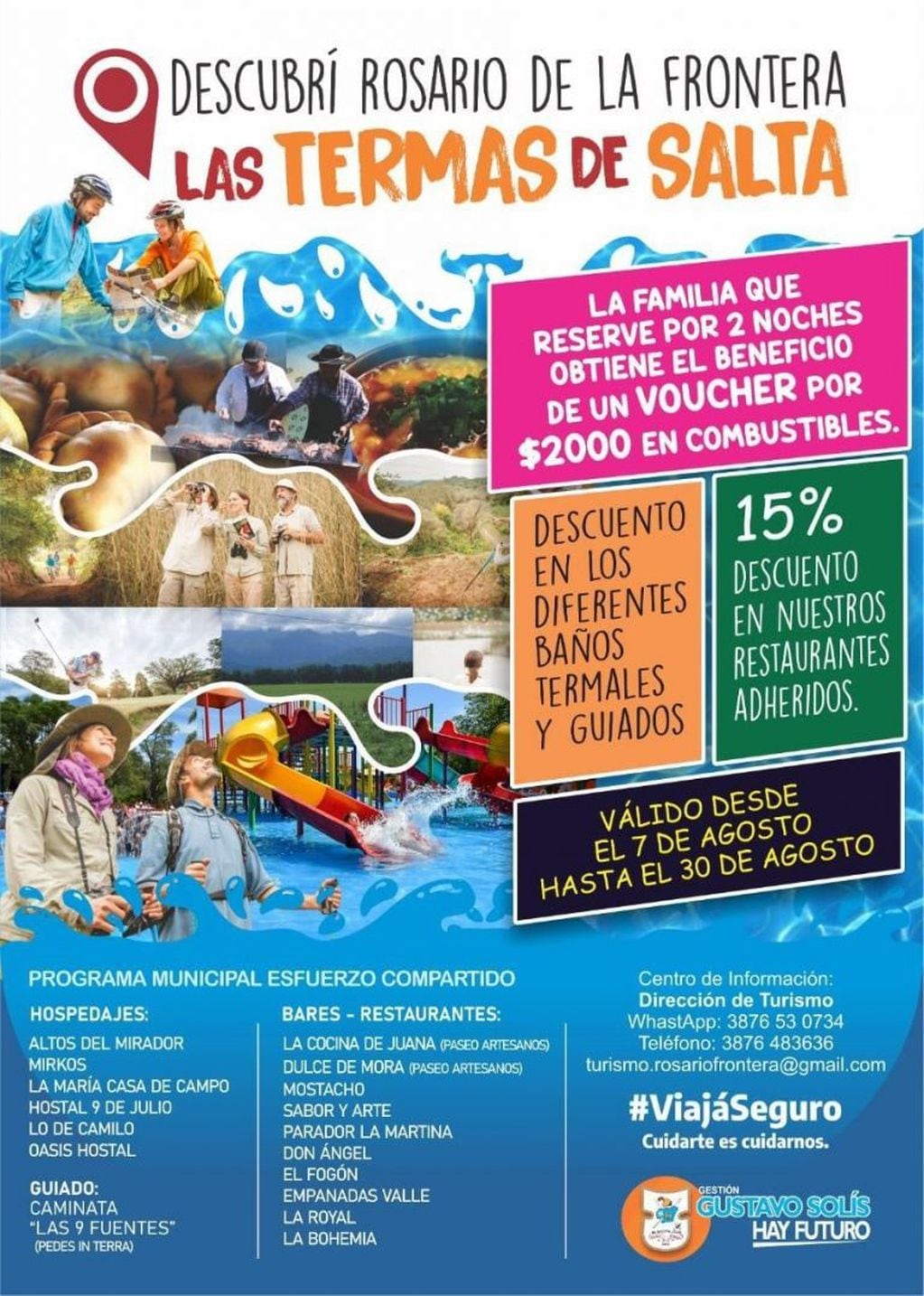 Rosario de la Frontera ofrece descuentos para los turistas (Facebook Rosario de la Frontera)