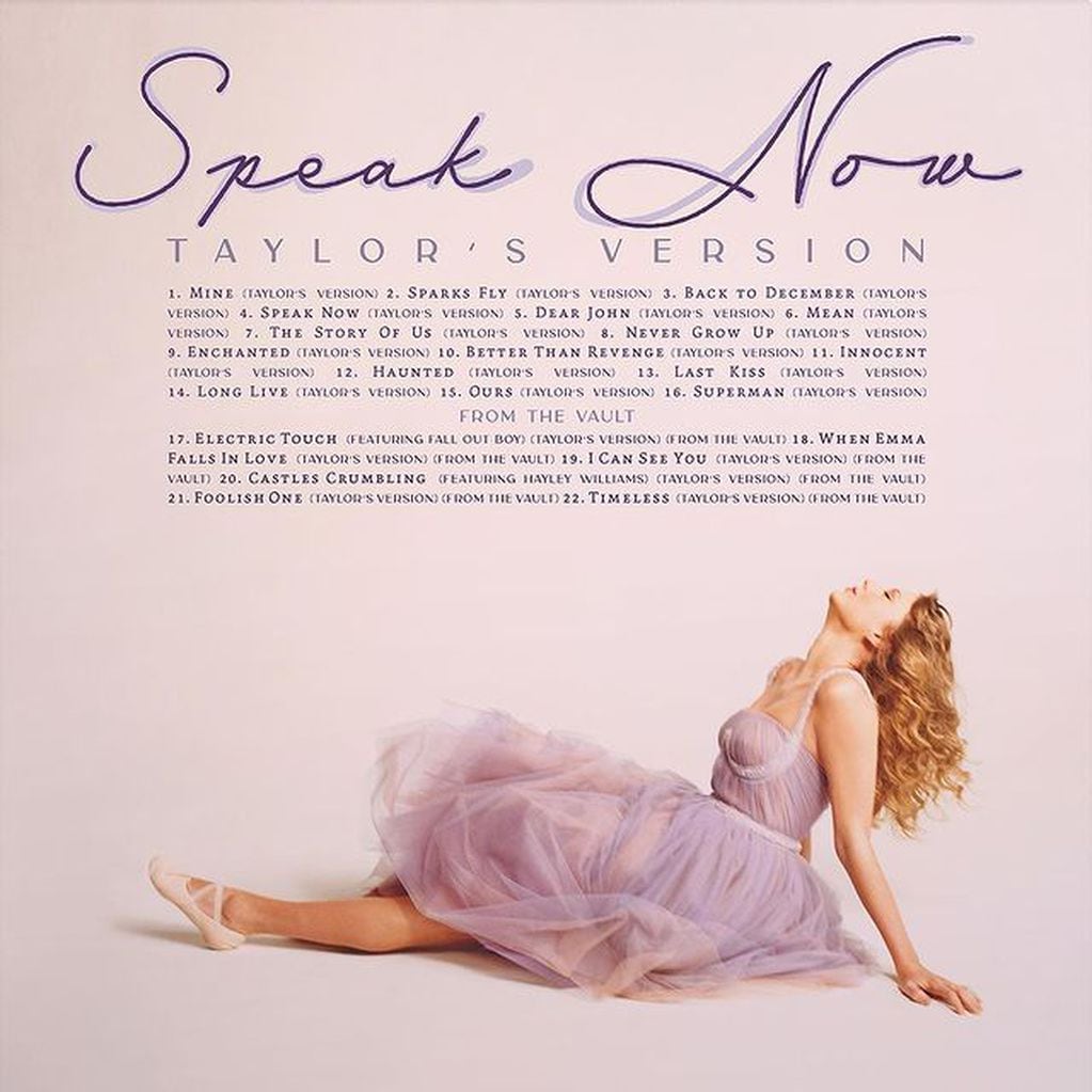 Taylor Swift anunció el lanzamiento de Speak Now Taylor´s Version