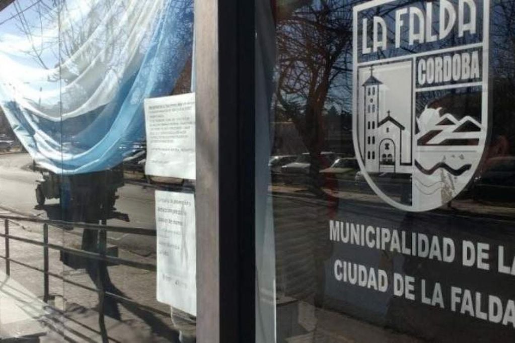 La Municipalidad de La Falda volvió a trabajar con modalidad burbujas ante casos de coronavirus.