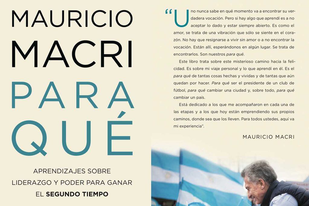 "Para qué", el nuevo libro del expresidente Mauricio Macri. (La Voz)