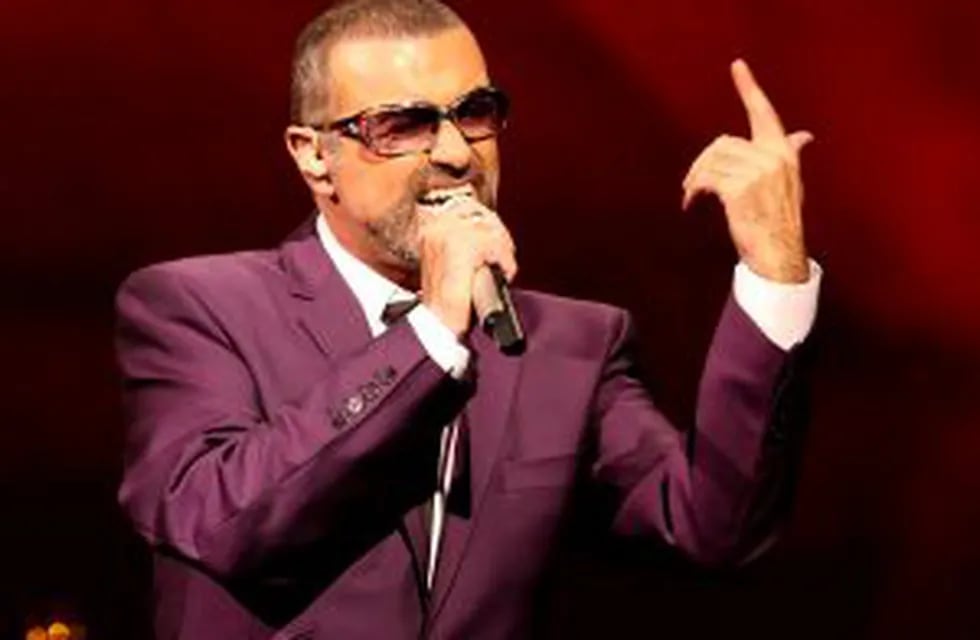 FILE PHOTO British singer George Michael performs on stage during his 