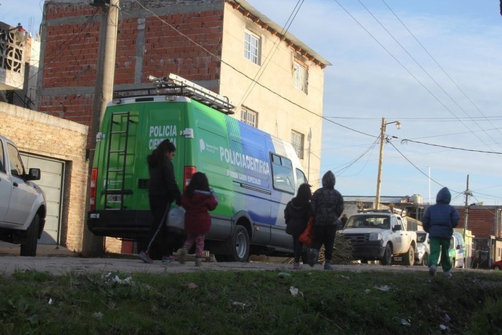 La casa donde sucedió el asesinato