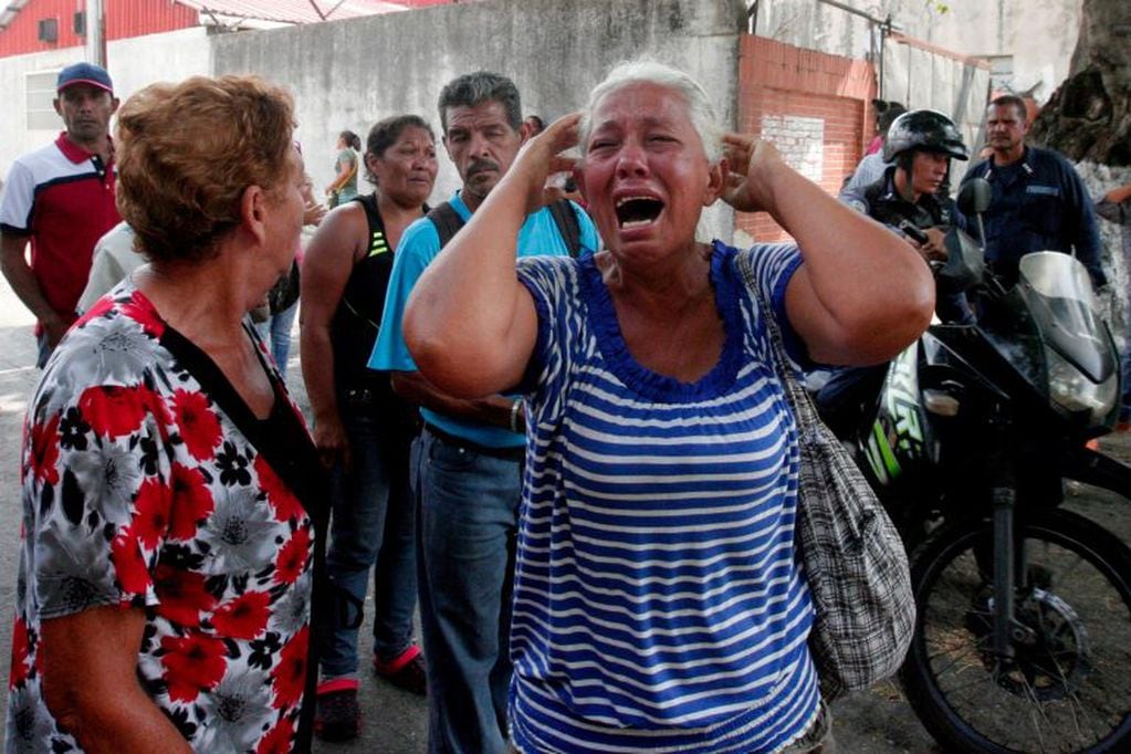 Trágico motín en una cárcel venezolana. (Foto: AFP)