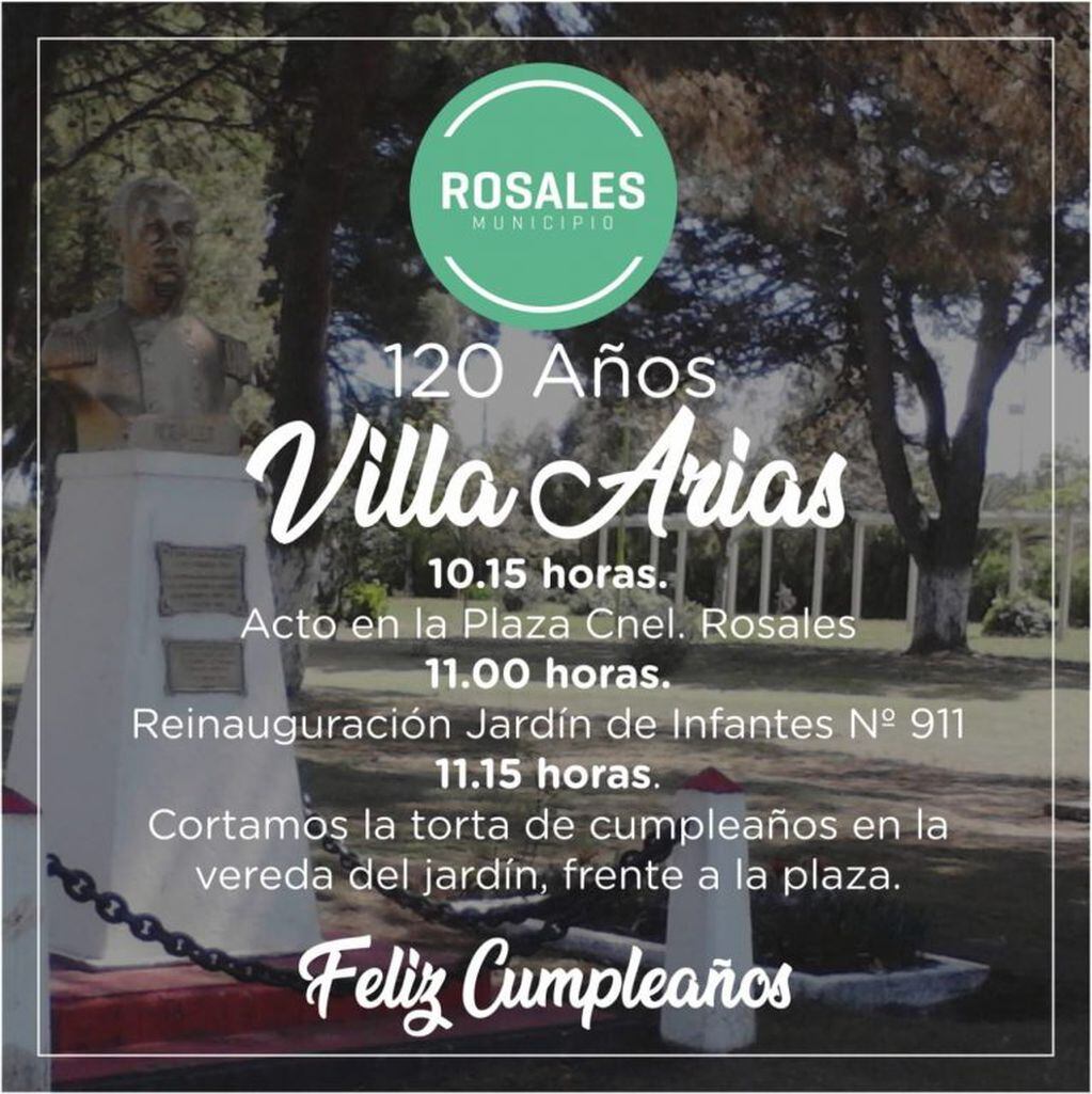 Aniversario de Villa Arias