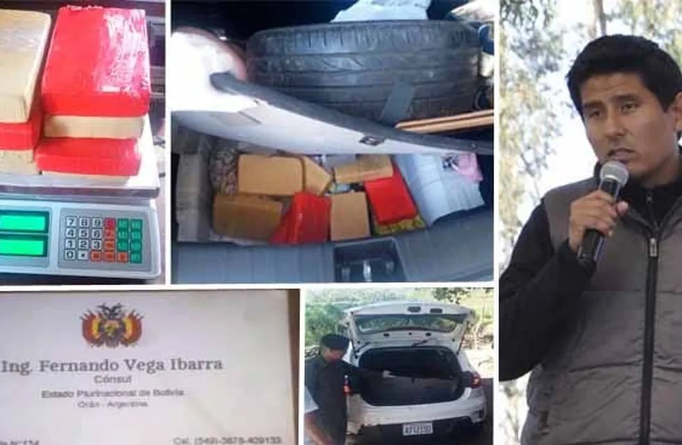 Detienen al cónsul de Bolivia en Orán con droga en el auto (Web)