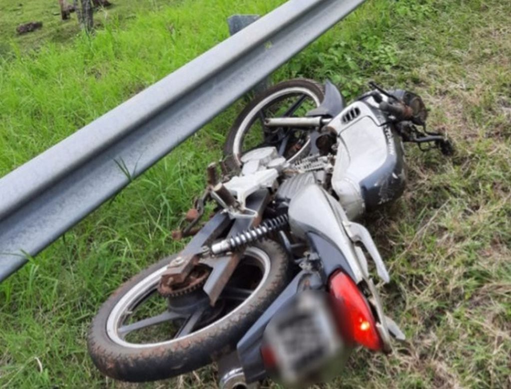 Accidente fatal en Panambí: falleció un motociclista. Policía de Misiones