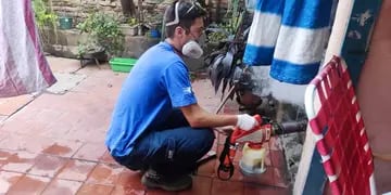 Operativo preventivo de dengue en Rosario