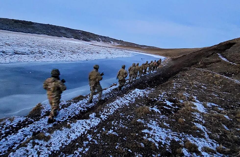 Tierra del Fuego: BIM5 se adiestró en técnicas de operaciones defensivas