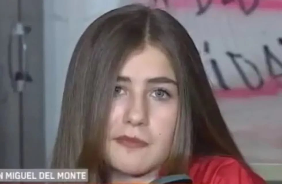 Rocío, la única sobreviviente de la tragedia en San Miguel del Monte (Foto: captura TV)