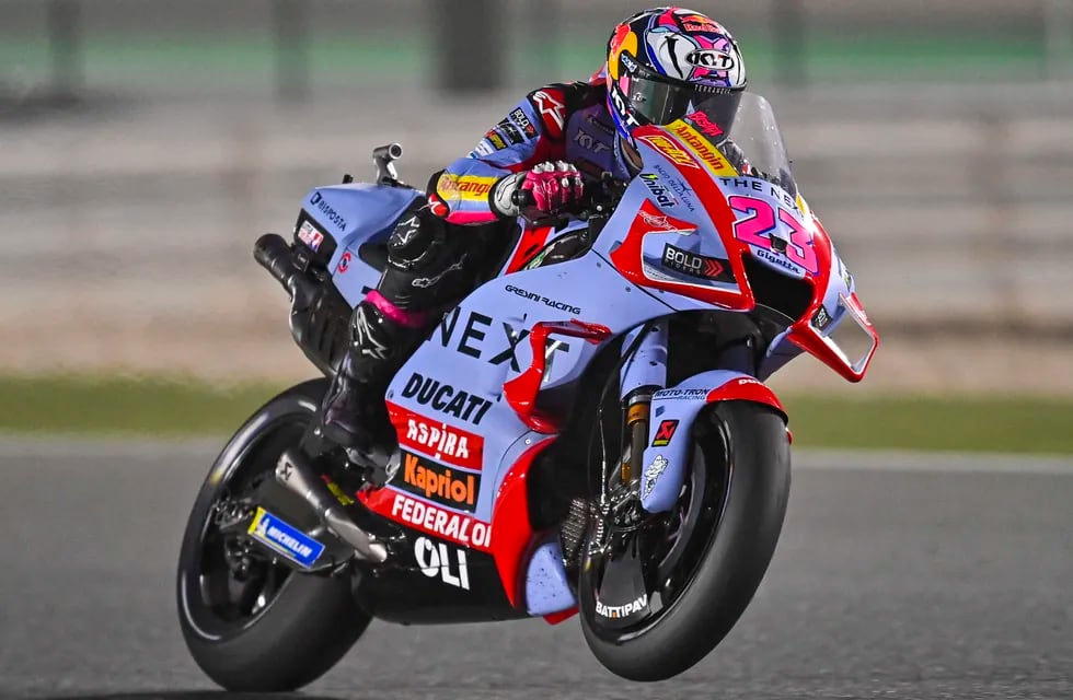 "La Bestia" Bastianini, vencedor del Gran Premio de Qatar de MotoGP.