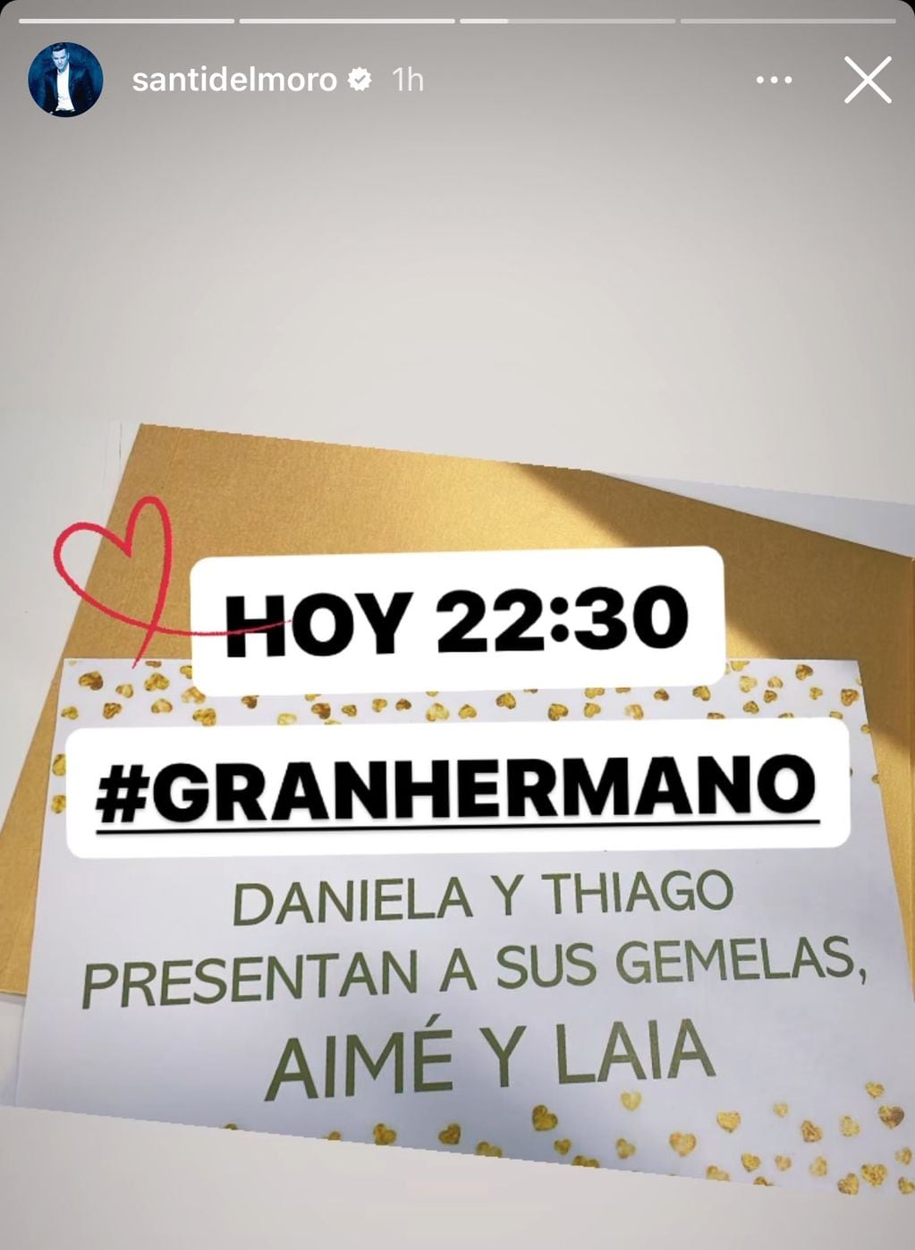 Daniela Celis y Thiago Medina presentarán en vivo a sus gemelas en Gran Hermano 2024