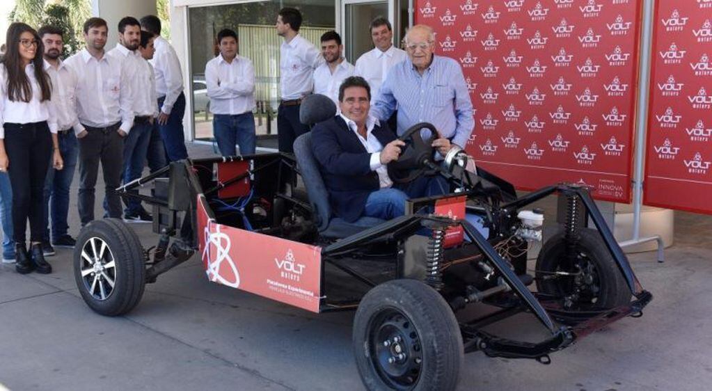 El auto eléctrico Volt 1 se presentará en Córdoba.