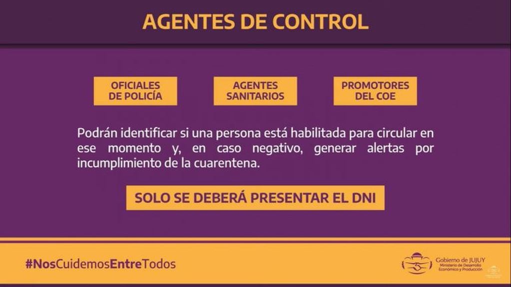 Simmov es una aplicación que a través de celulares de los agentes de control habilitados por el COE, escanea los DNI a fin de tener un seguimiento sanitario de las personas.