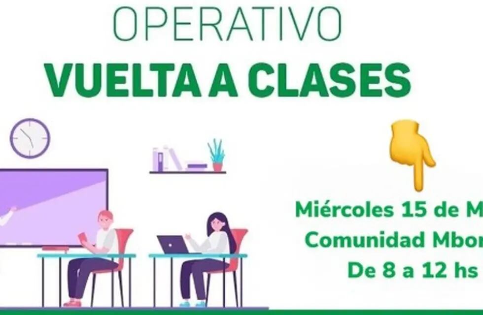 Realizarán operativo “Vuelta a Clases” en Puerto Iguazú.