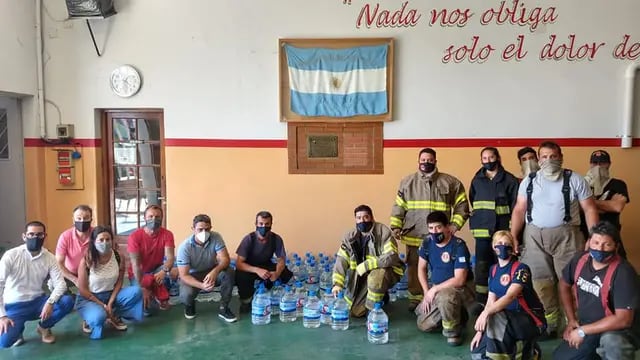 Donación a bomberos de Punta Alta