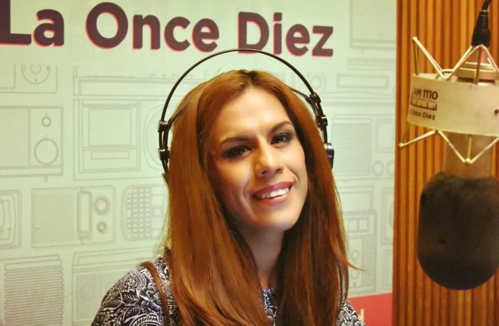 Diana Zurco, la primera locutora trans del país. (Redes sociales)