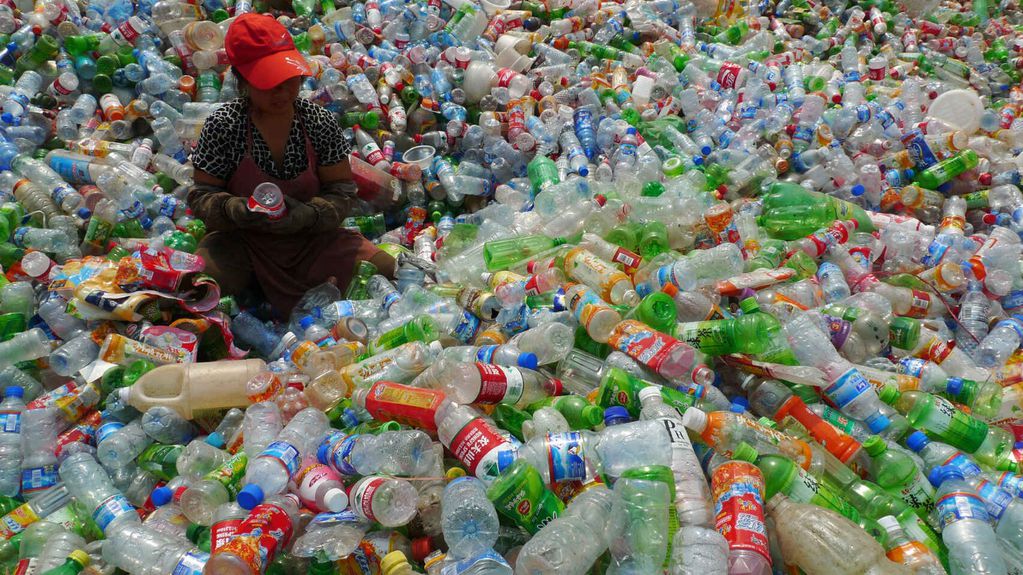 Reciclaje de botellas