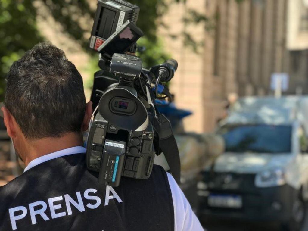 Expectativa en los Tribunales de Río Cuarto por la llegada de Marcelo Macarrón a declarar en el marco del crimen de su esposa, Nora Dalmasso.