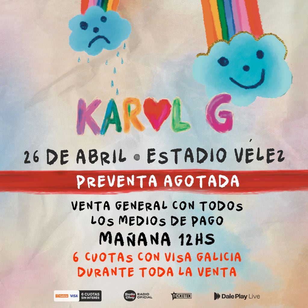 Karol G anunció su show en Argentina: precios de entradas