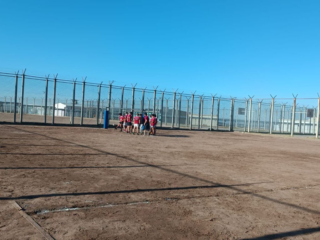 Caciques vs Los Tordos en la penitenciaría de Almafuerte, Luján de Cuyo.