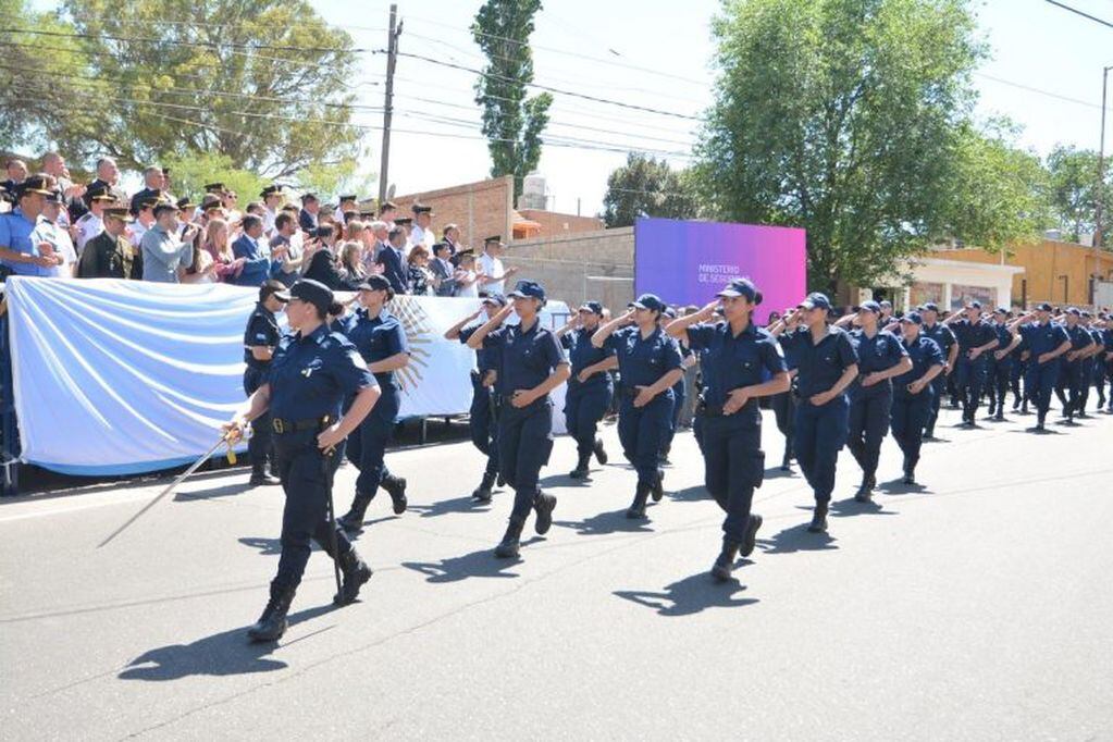 La Policía de San Luis celebró un nuevo aniversario. Foto: ANSL.