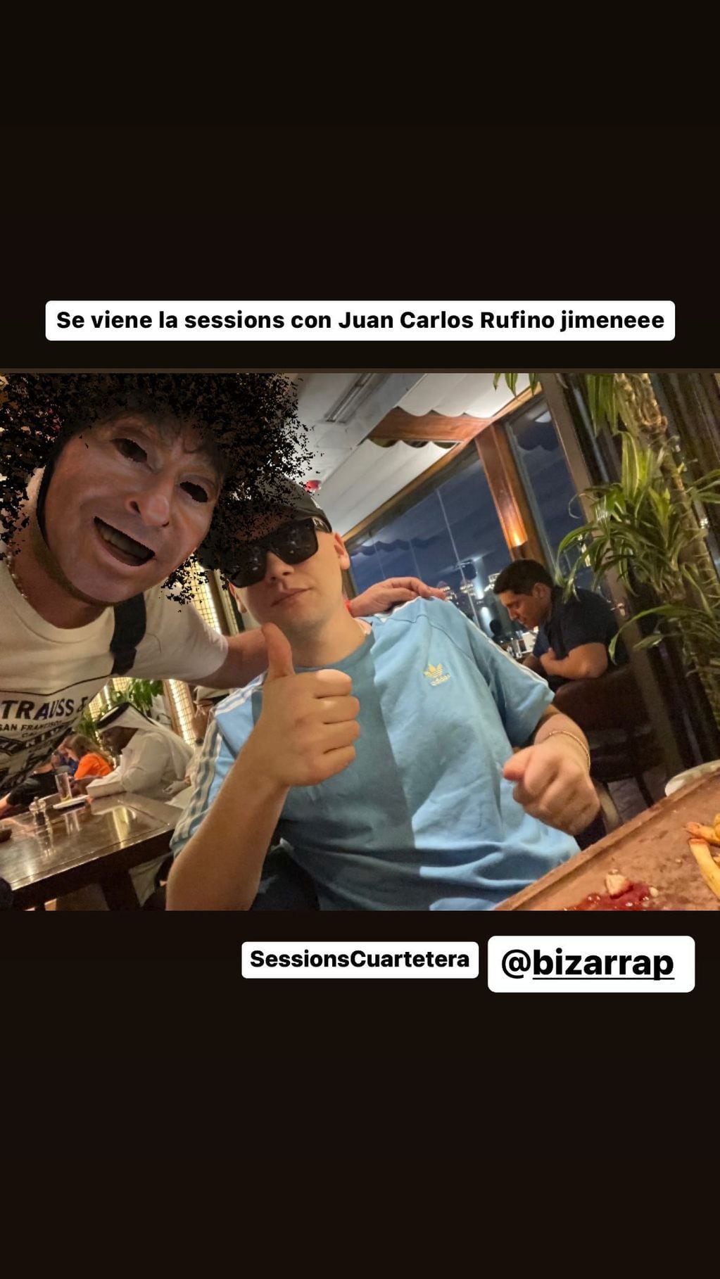 El joven cordobés se encontró con Bizarrap y le hizo una inesperada propuesta.