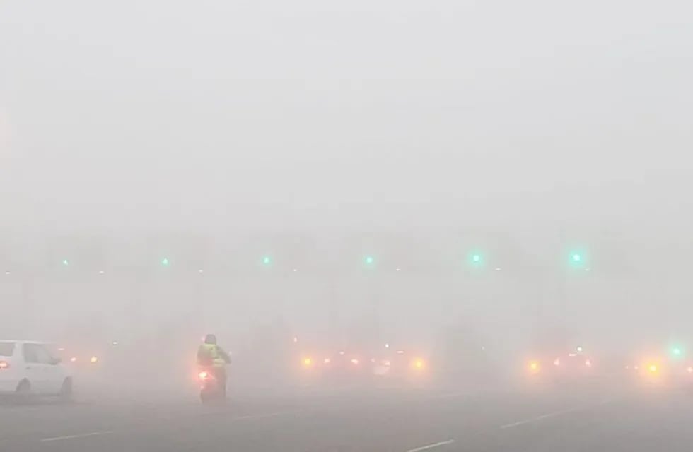 Niebla en Córdoba.
