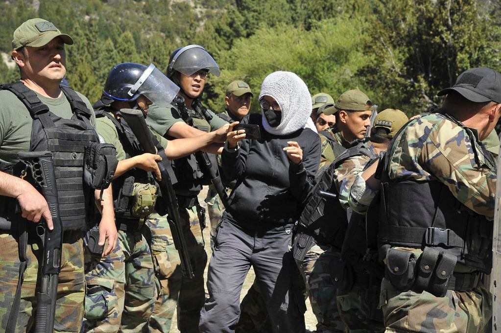 Los mapuches ya habían solicitado que la zona fuese desmilitarizada. Foto La Voz.