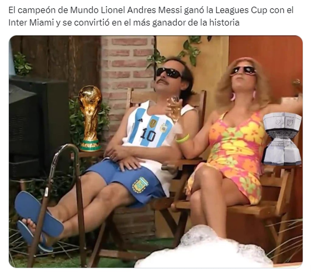 Memes Messi campeón con Inter Miami