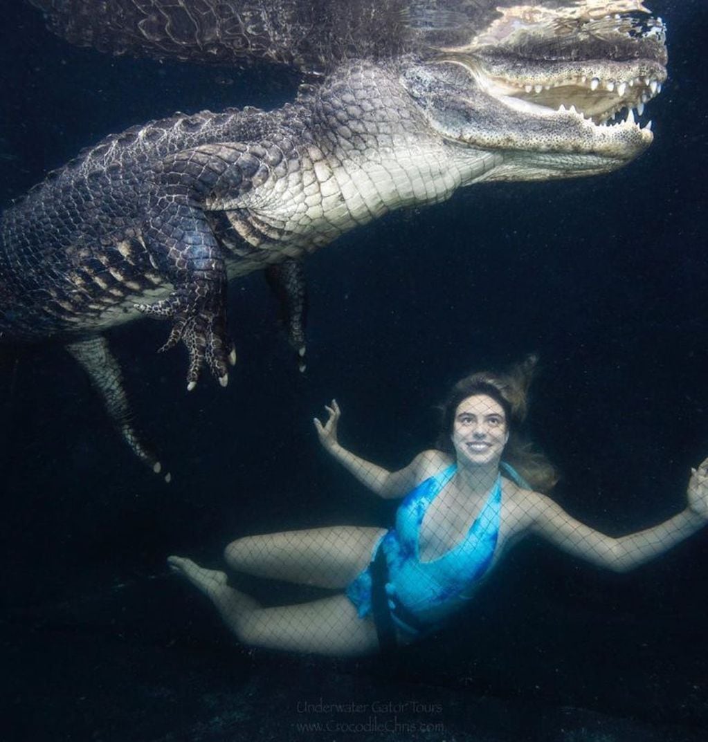 “Es la experiencia más maravillosa del mundo. Nadando con mi animal favorito", escribió Lele Pons.