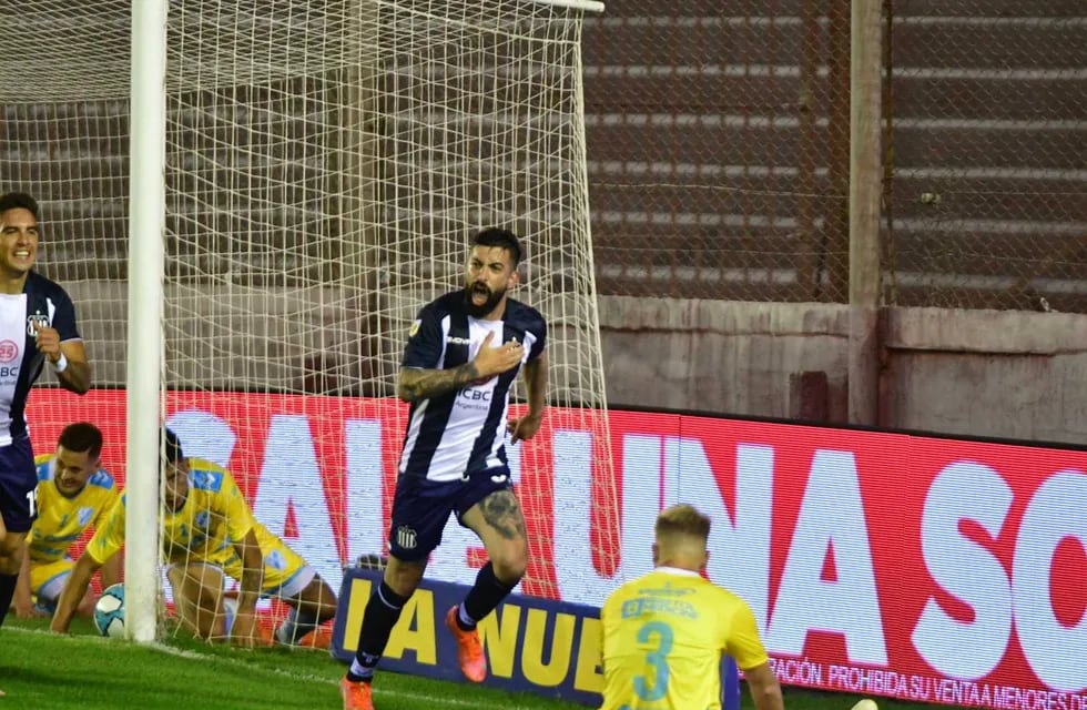 Michael Santos, autor del gol de Talleres en el partido ante Temperley, por Copa Argentina. (Federico López Claro)