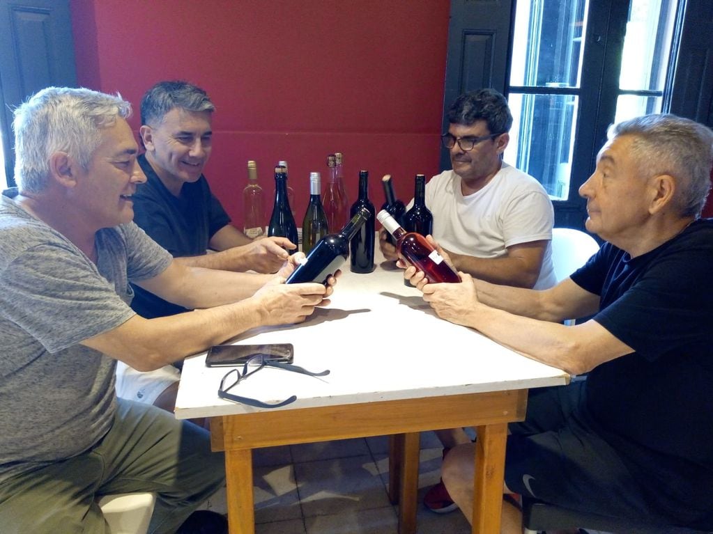 Pietrasanta Wines - Marcelo Bazan, Walter Paulucci, Carlos Bazán y Jorge Naón.