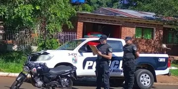 San Javier: frustran traslado de motocicleta robada a Brasil