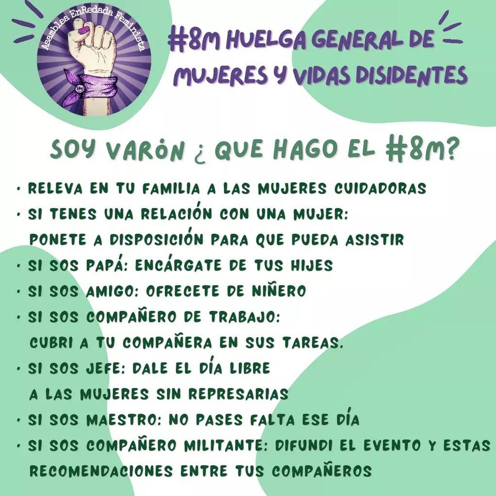 Marcha día de la Mujer - Gualeguaychú