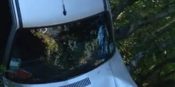 Oberá: despiste de un automóvil dejó sólo daños materiales