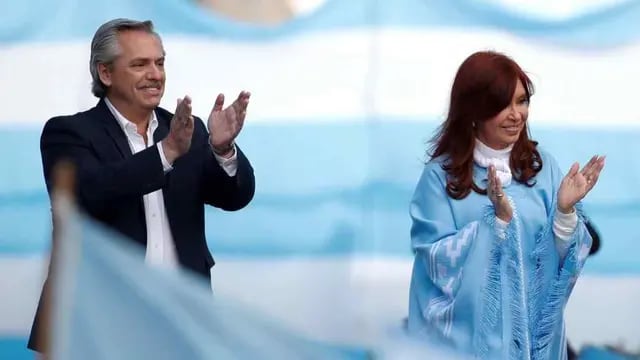 Alberto Fernández y Cristina Fernández. (La Voz/archivo)