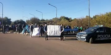 Protesta alumnos Liceo Agrícola.