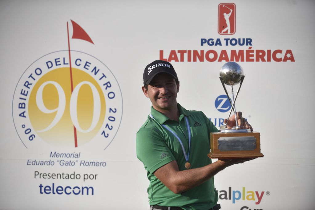 Tosti ganador del 90 Abierto del Centro de Golf  Memorial Eduardo Gato Romero ( Ramiro Pereyra / La Voz) 