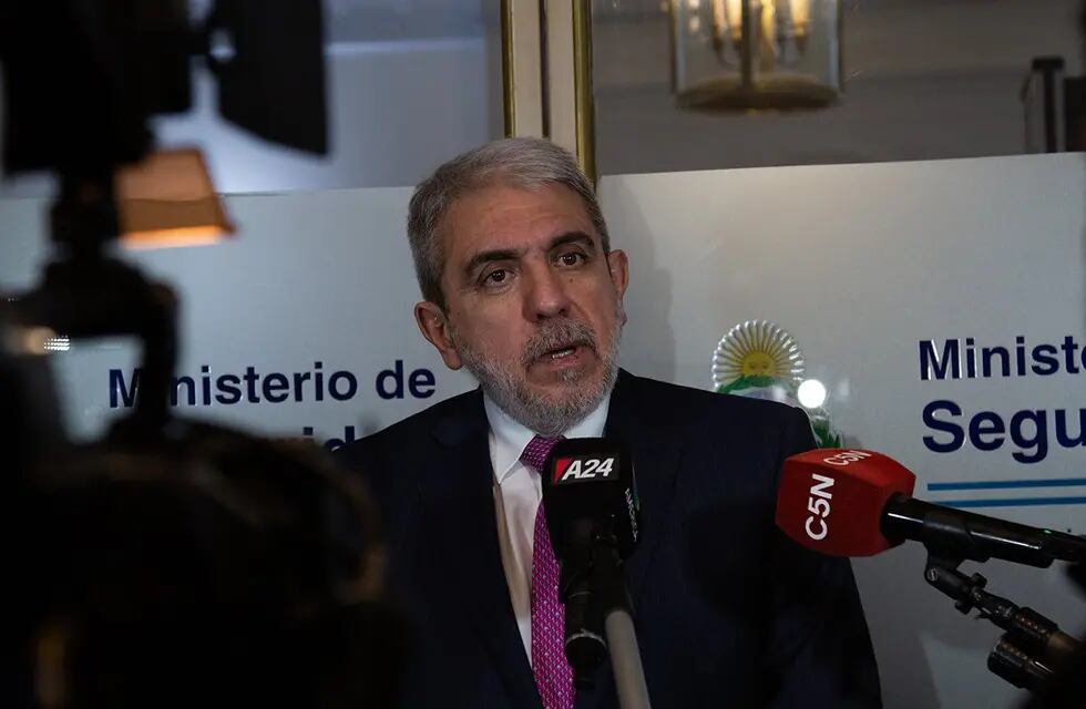 Aníbal Fernández, ministro de Seguridad de la Nación, apuntó contra Patricia Bullrich. (La Voz)