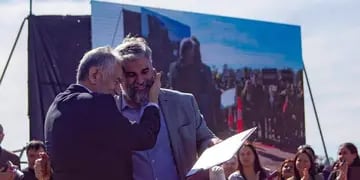 Alberto Rodríguez Saá junto a su hijo: ¿El próximo candidato a gobernador de San Luis en 2023?