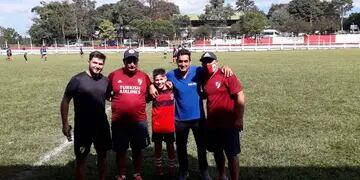 Frank Alvarenga, un iguazuense de 10 años, fue seleccionado por River Plate