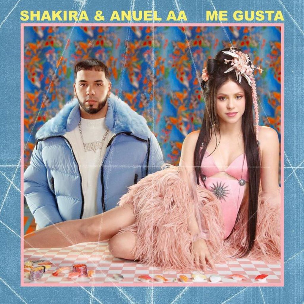 Shakira y  el reggaetonero Anuel AA cantan "Me gusta" (Foto: Instagram/ @shakira)