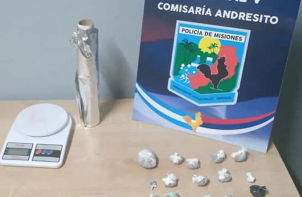 Investigaban un robo y desarticularon un kiosco narco en Comandante Andresito.