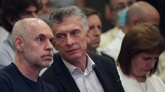 Horacio Rodríguez Larreta, Mauricio Macri y Patricia Bullrich