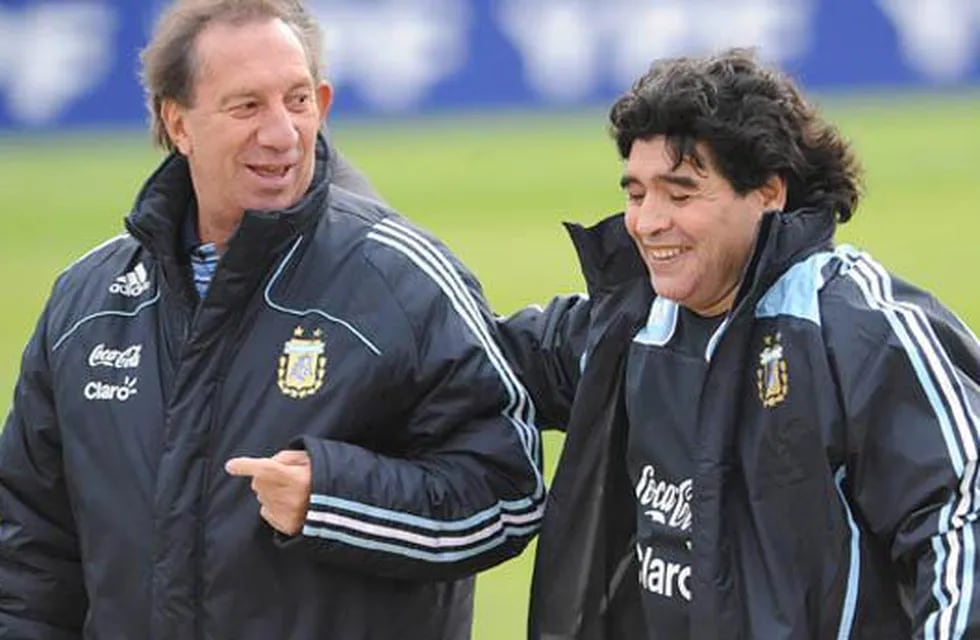 Bilardo y Maradona, una relación histórica (Foto: Archivo / AP).
