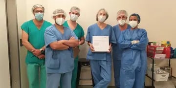 El equipo médico que realizó una inédita cirugía en Santa Fe