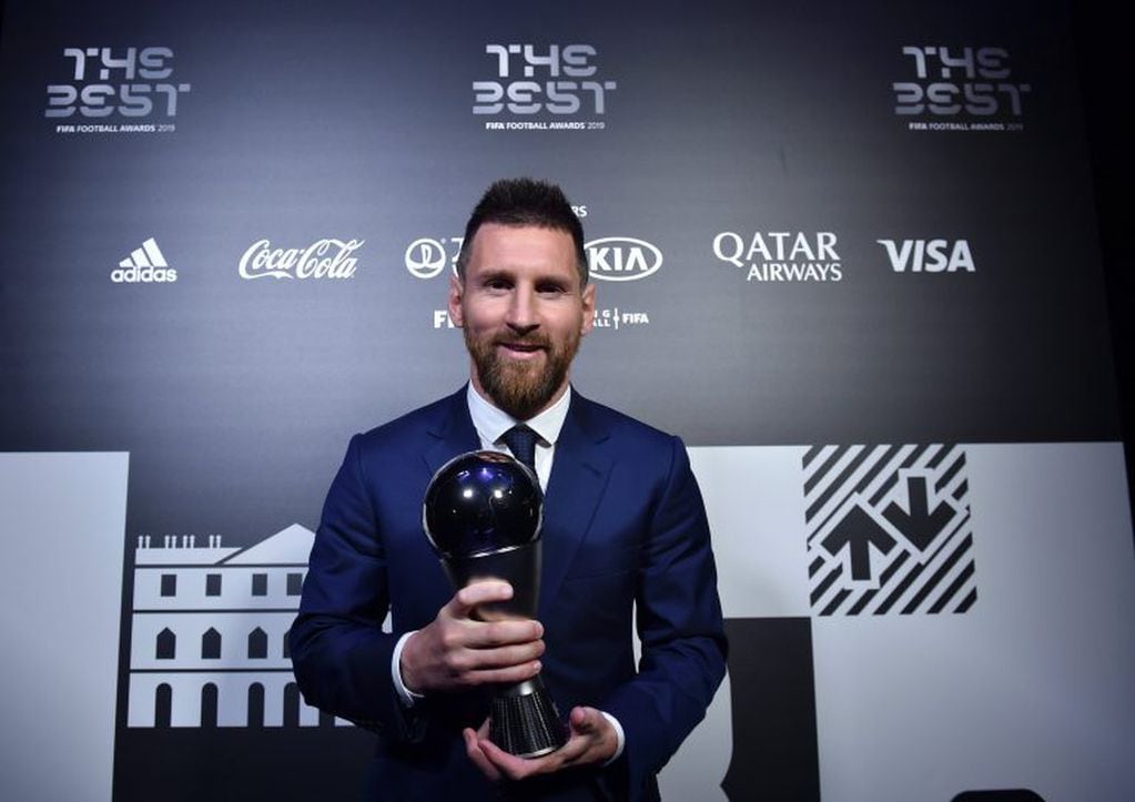 Lionel Messi recibio el premio "The Best" de la FIFA este 2019 (Twitter/fifacom).