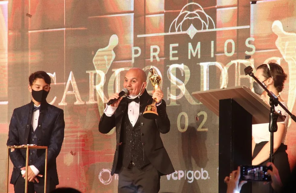 Edición 2021 de Premios Carlos, cuando ganó el de Oro "América Show" (Foto: La Voz Archivo)
